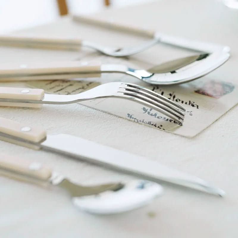 Glevato | 24-piece stainless steel cutlery set with engraving