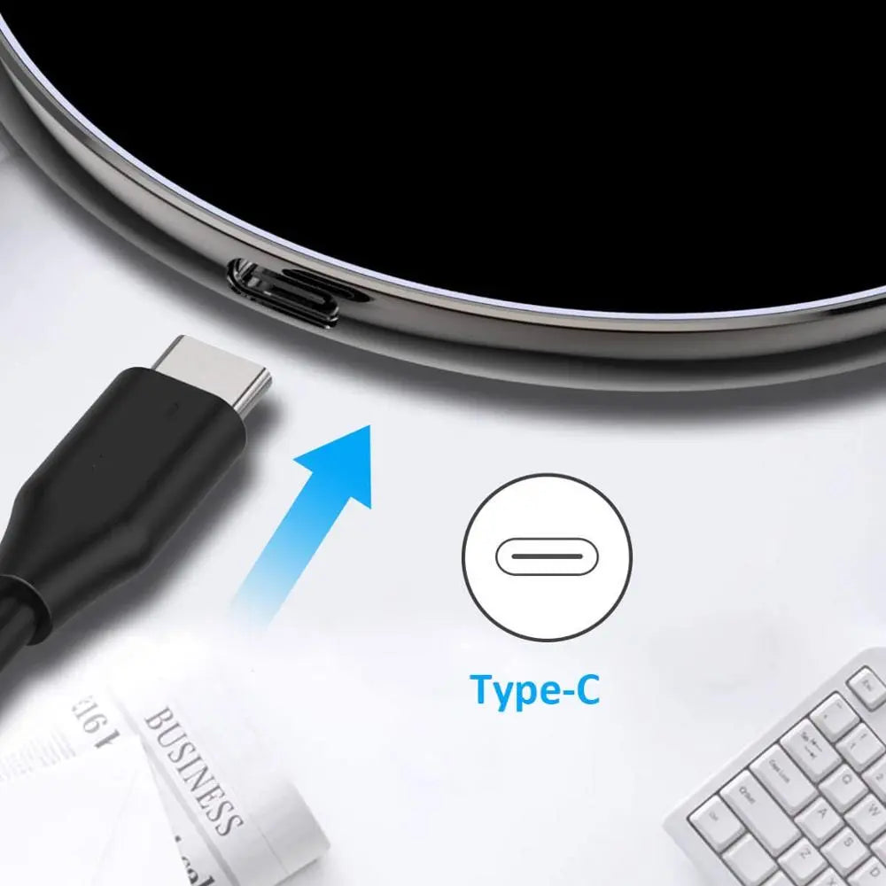 Glevato | 30W Fast Wireless Charging Pad | Premium USB C Charging Cable MagSafe Charger for Apple iPhone, Samsung & Android - Fast Wireless Charging Pad