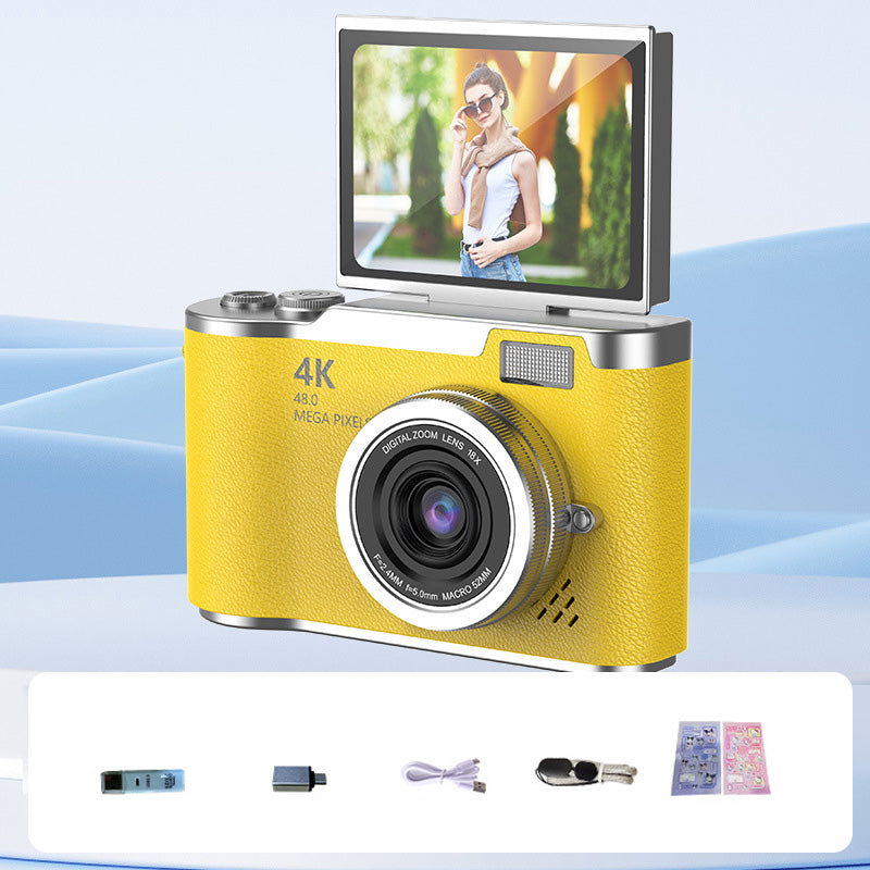 Glevato | 4K HD Flip Screen Digital Camera