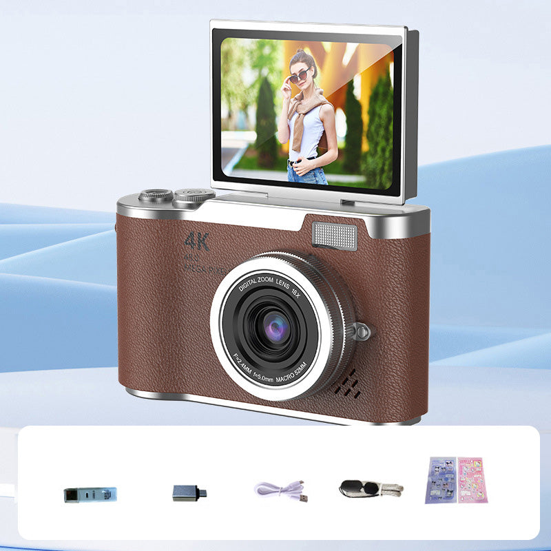 Glevato | 4K HD Flip Screen Digital Camera