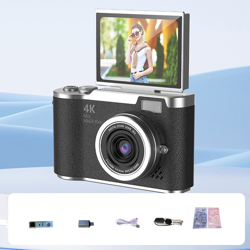 Glevato | 4K HD Flip Screen Digital Camera