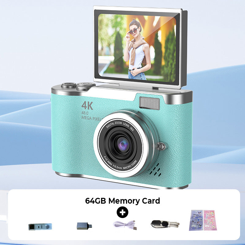 Glevato | 4K HD Flip Screen Digital Camera