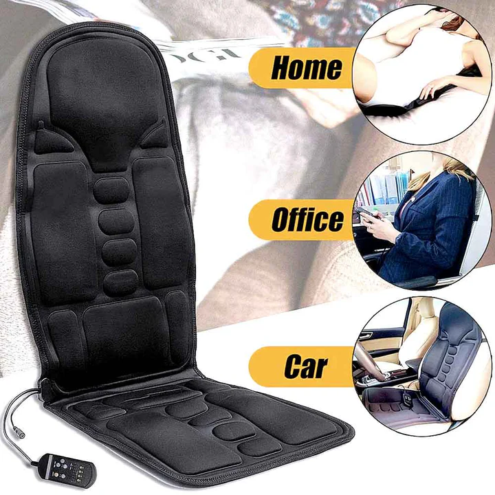 Glevato | 8 Mode Massage Chair Pad With Heated Back Neck Cushion