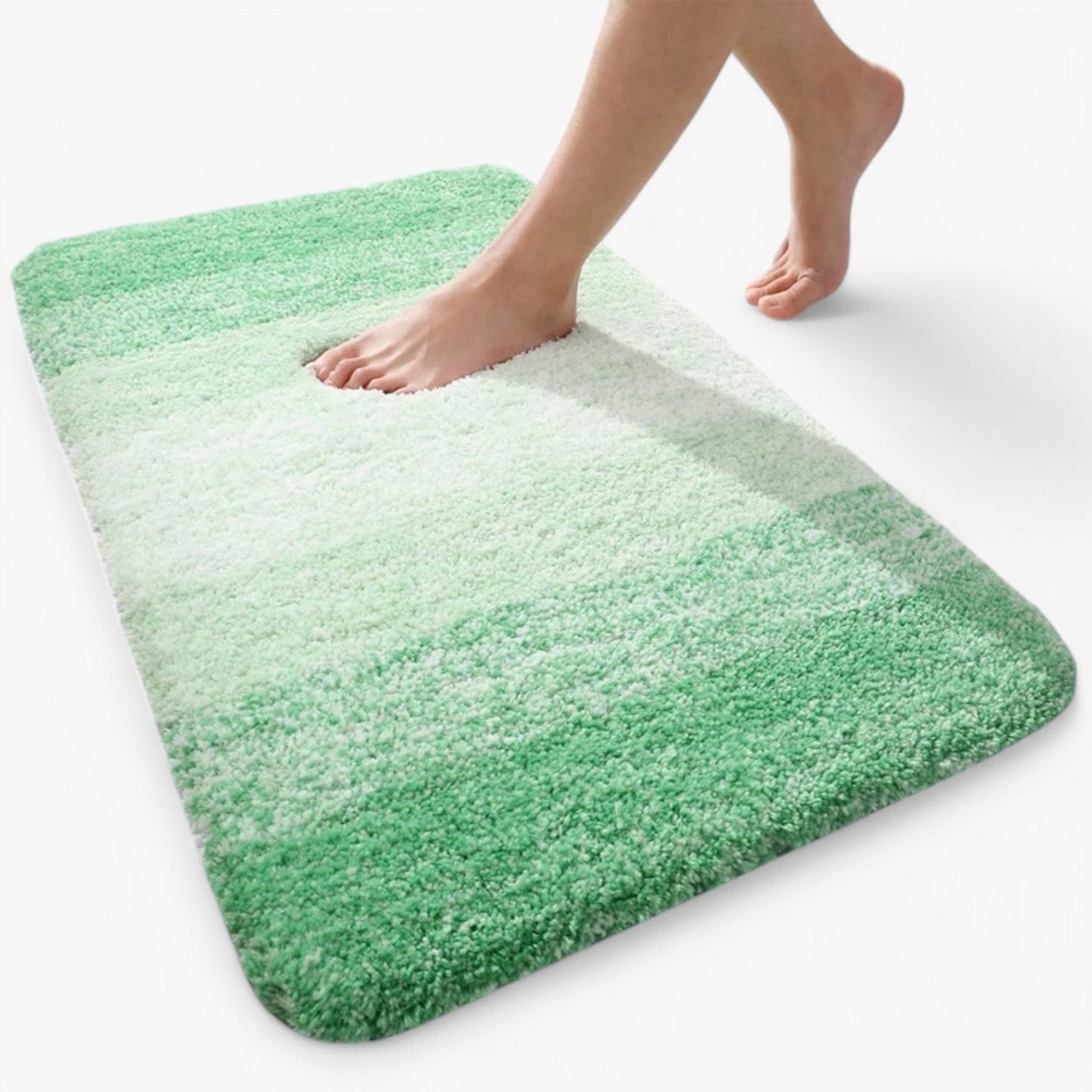 Glevato | Absorbent Non-Slip Bath Mat, Quick Dry Bathroom Rug