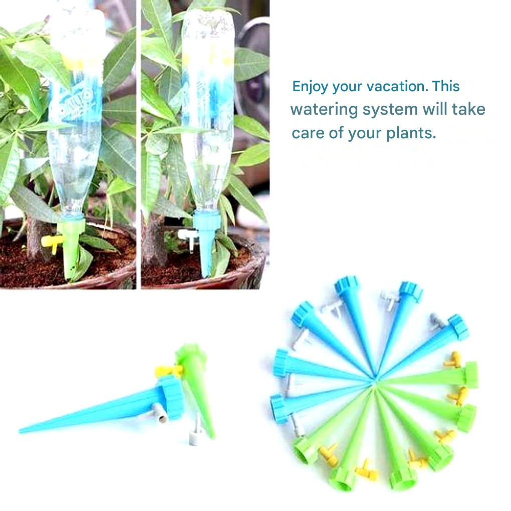 Glevato | Adjustable Watering Spikes for Plants - Garden Self Waterer