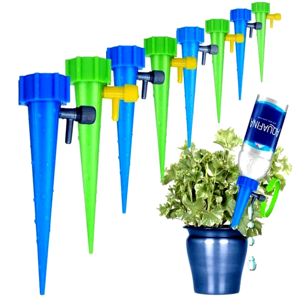 Glevato | Adjustable Watering Spikes for Plants - Garden Self Waterer