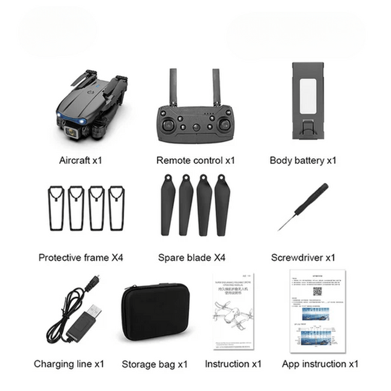 Glevato | AeroPro - Drone with 4K UHD Camera and Long Battery Life