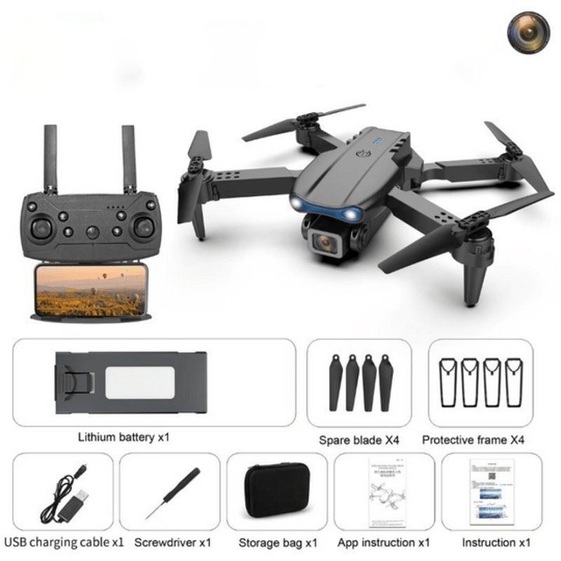 Glevato | AeroPro - Drone with 4K UHD Camera and Long Battery Life