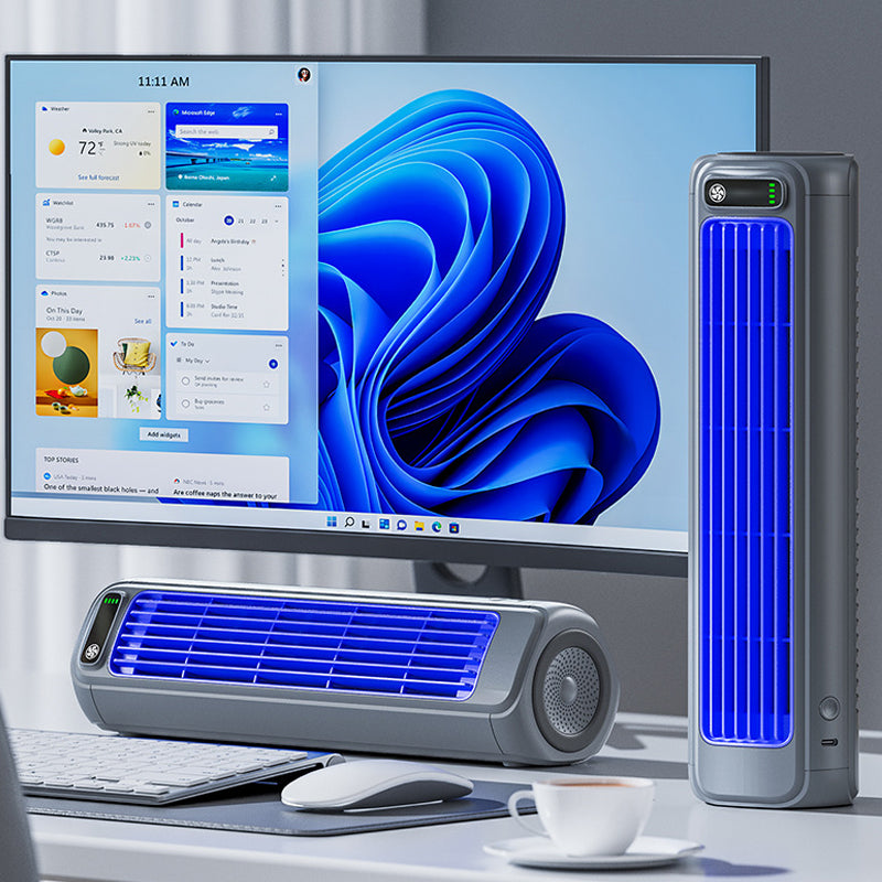 Glevato | AirWave – Portable Rechargeable Air Conditioner with 12-Hour Battery Life
