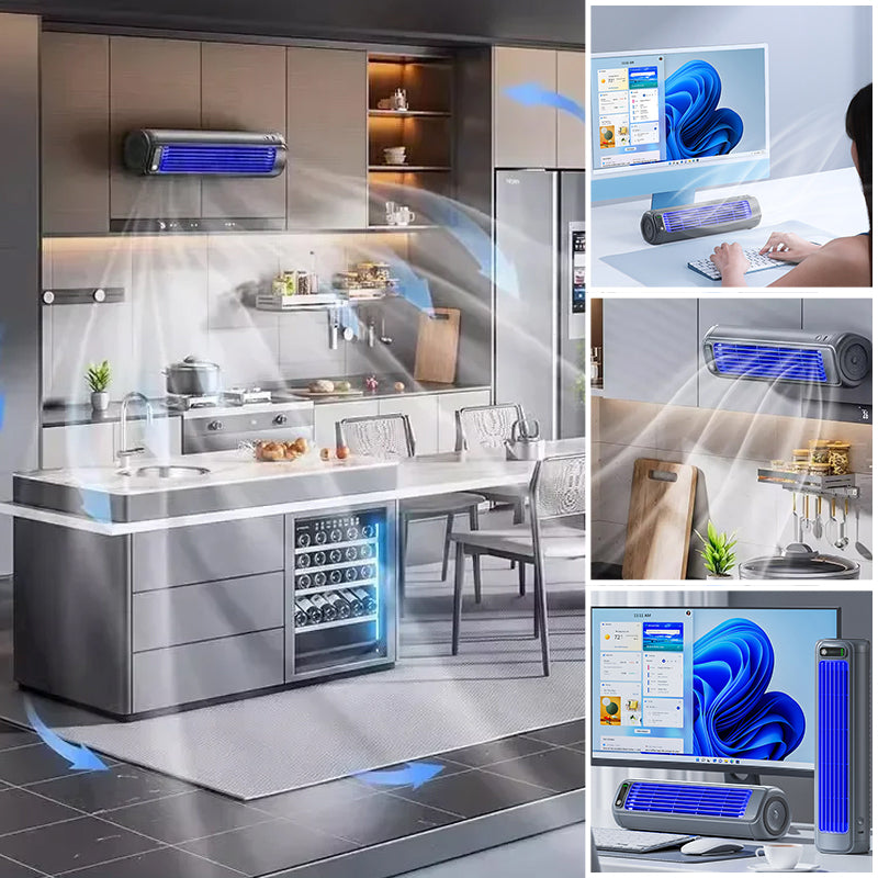 Glevato | AirWave – Portable Rechargeable Air Conditioner with 12-Hour Battery Life