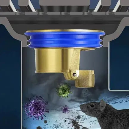 Glevato | Anti-Odor Drainage Core made of Brass – Reliably Stops Drain & Pipe Odors