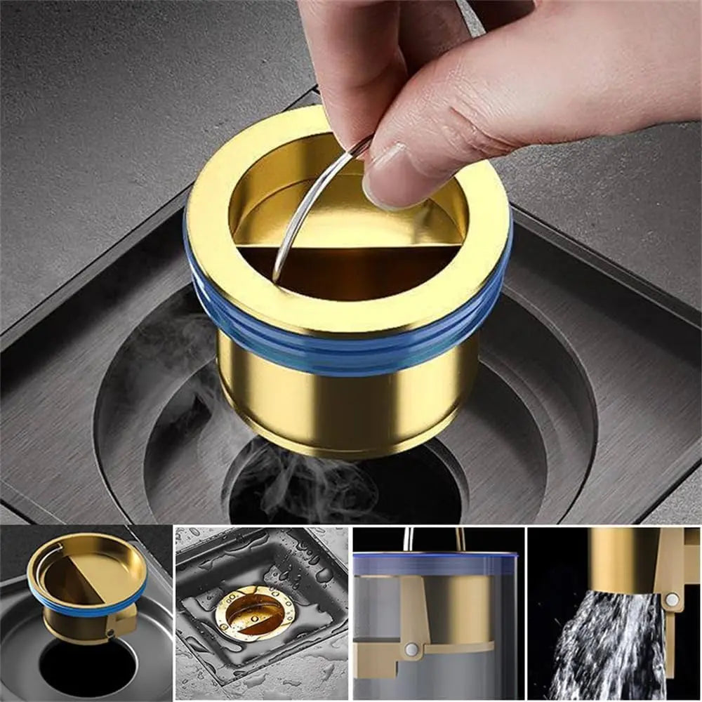 Glevato | Anti-Odor Drainage Core made of Brass – Reliably Stops Drain & Pipe Odors