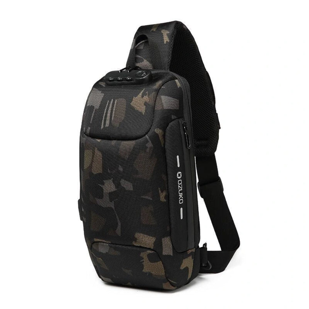 Glevato | Anti-Theft Sling Bag with USB Charging