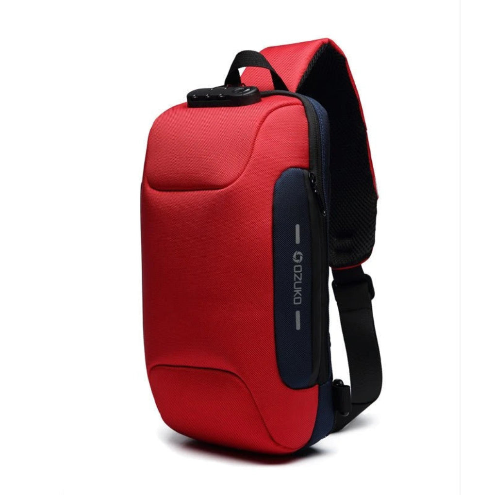 Glevato | Anti-Theft Sling Bag with USB Charging