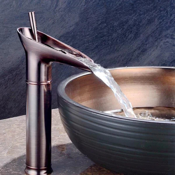 Glevato | Antique Waterfall Bathroom Faucet