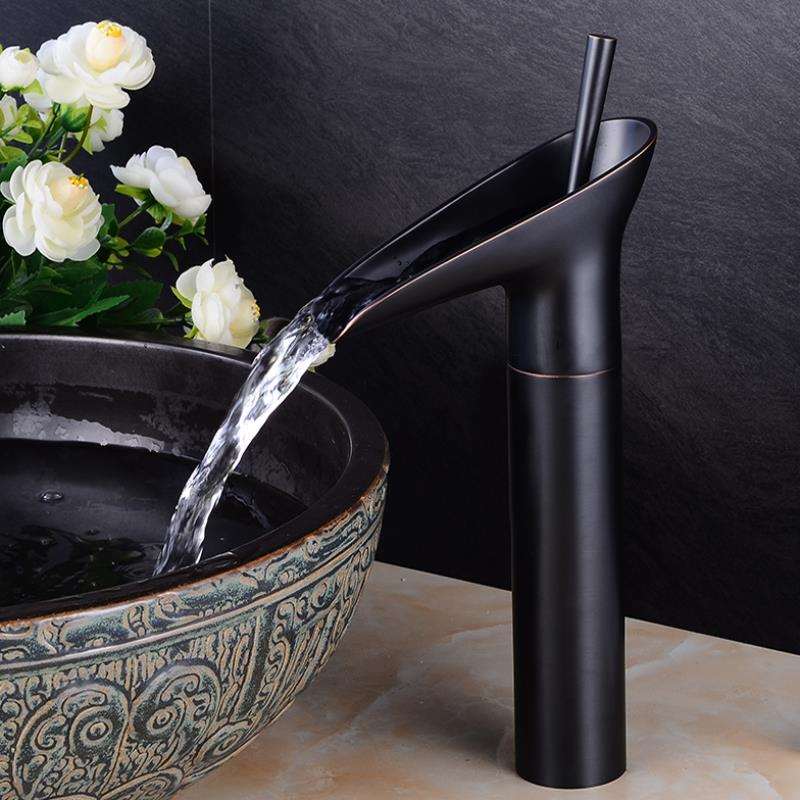 Glevato | Antique Waterfall Bathroom Faucet