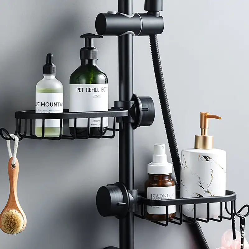 Glevato | AquaGrip Shower Shelf – Practical, Rust-Free and Space-Saving