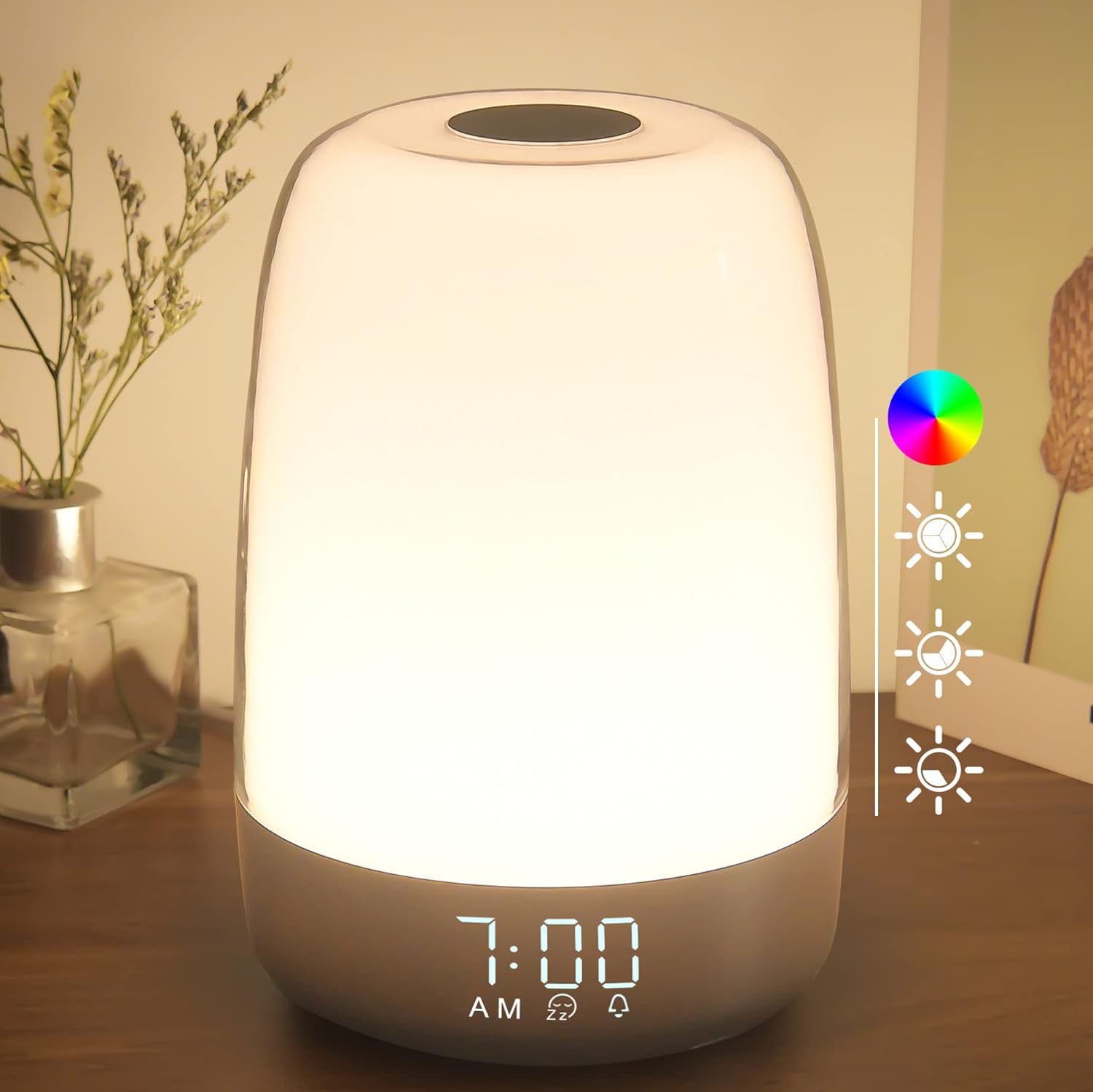 Glevato | Aurora Wake-Up Light | Sunrise & Sunset | USB-C Rechargeable