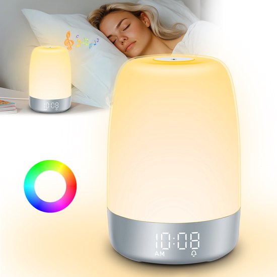 Glevato | Aurora Wake-Up Light | Sunrise & Sunset | USB-C Rechargeable
