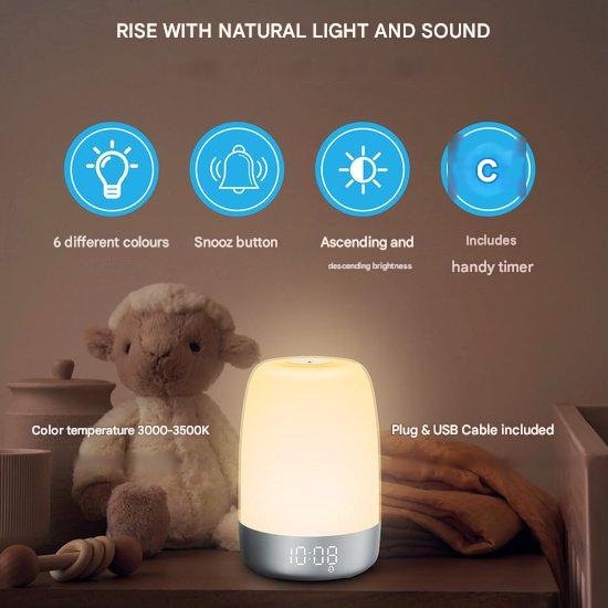 Glevato | Aurora Wake-Up Light with Natural Sounds