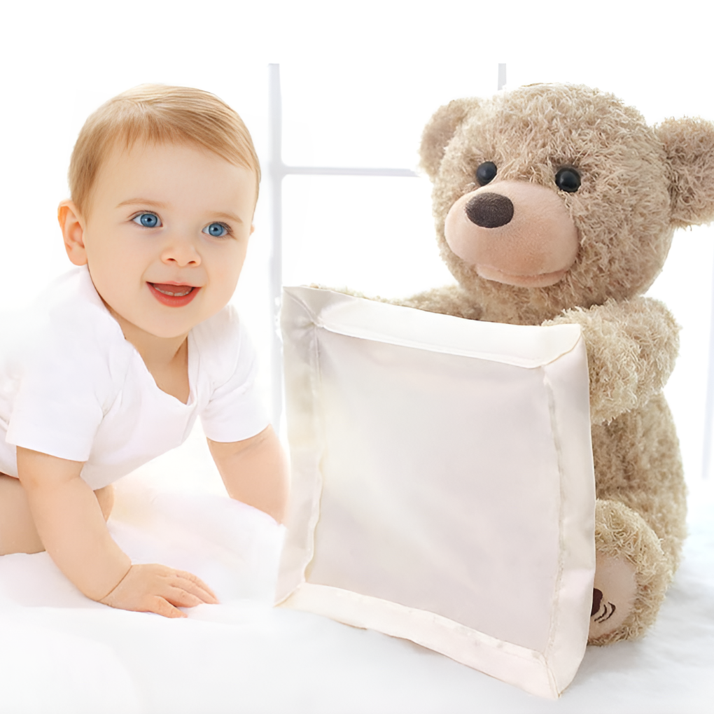 Glevato | Baby Teddy Bear Peek-A-Boo Plush Toy