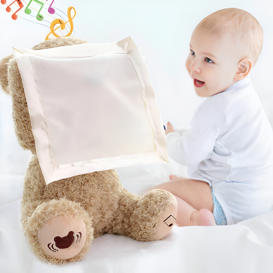 Glevato | Baby Teddy Bear Peek-A-Boo Plush Toy
