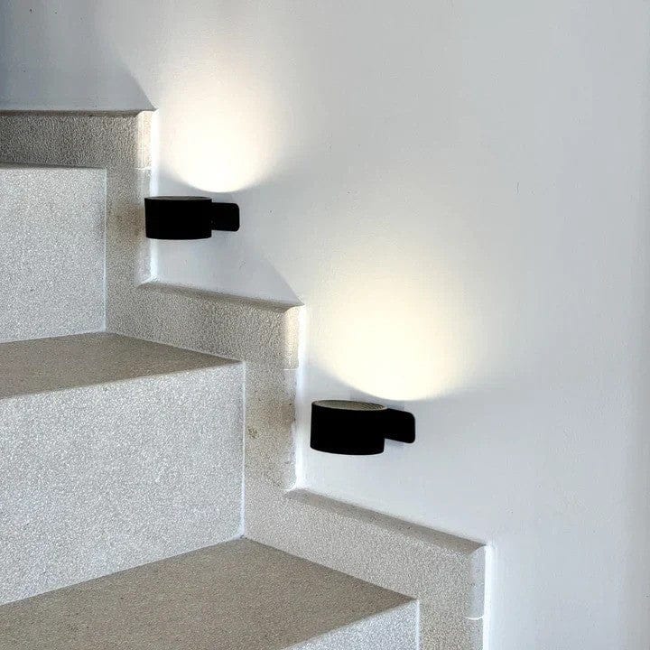 Glevato | Battery-Powered Wall Lamp | Rechargeable, 360° Adjustable and Wireless for Bedrooms, Hallways, and Reading Corners