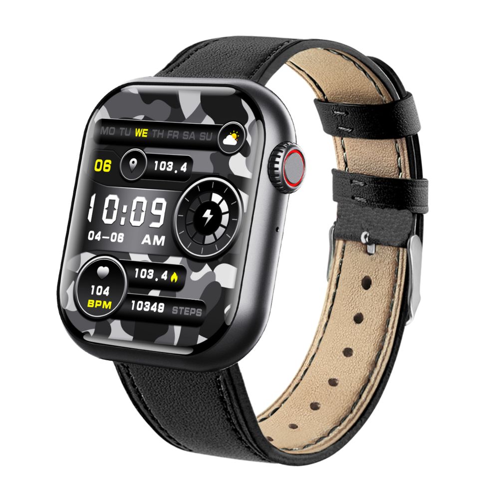 Glevato | Blood Glucose Blood Pressure Blood Oxygen Sleep Monitor Waterproof Smartwatch