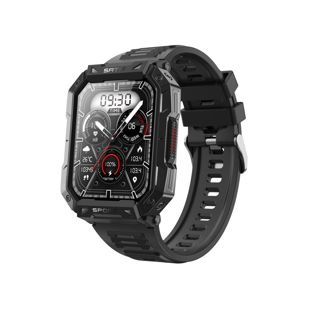 Glevato | Blood Glucose Blood Pressure Blood Oxygen Sleep Monitor Waterproof Smartwatch