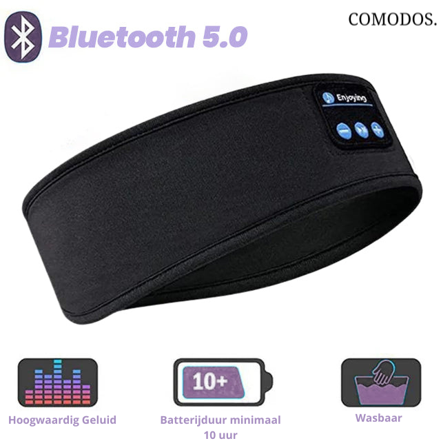 Glevato | Bluetooth Sleep Headband with Built-in Headphones