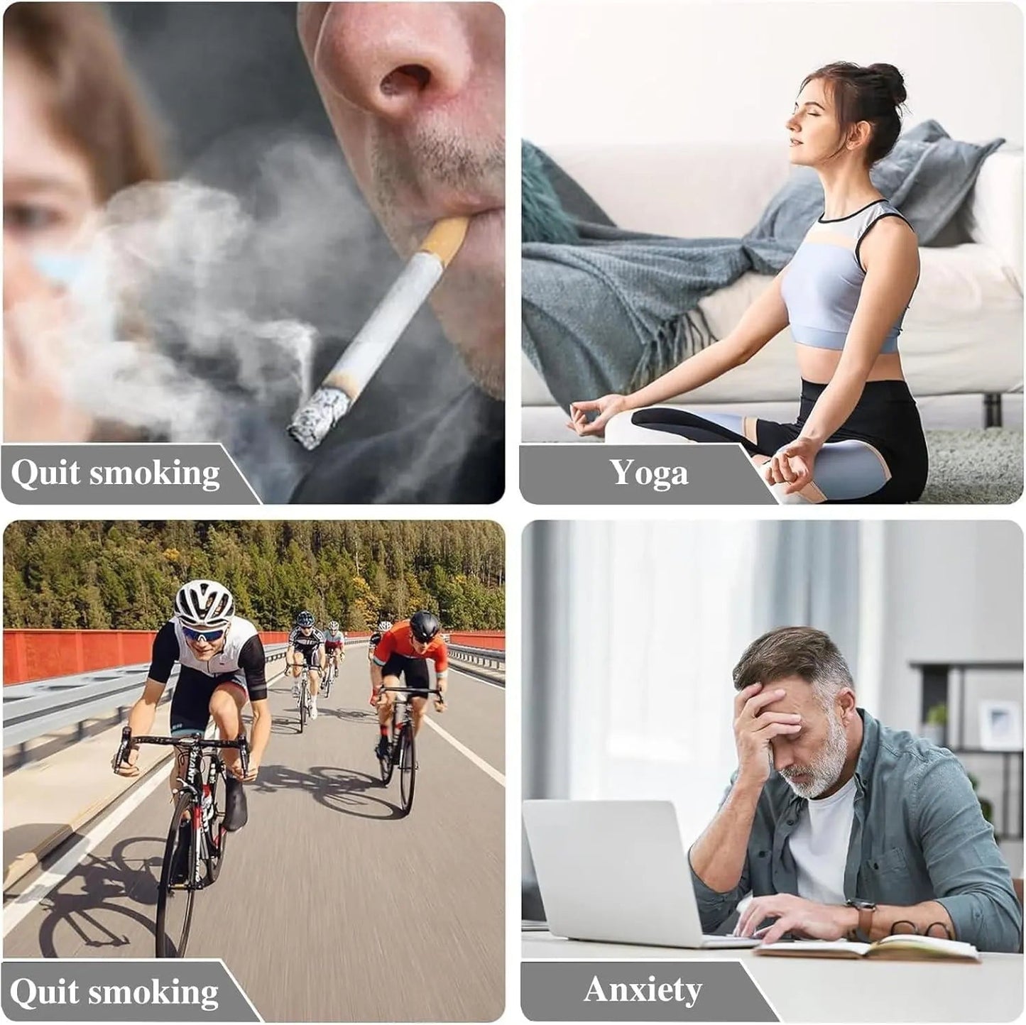 Glevato | Breathing Chain Made of Stainless Steel – For Quitting Smoking & Stress Relief