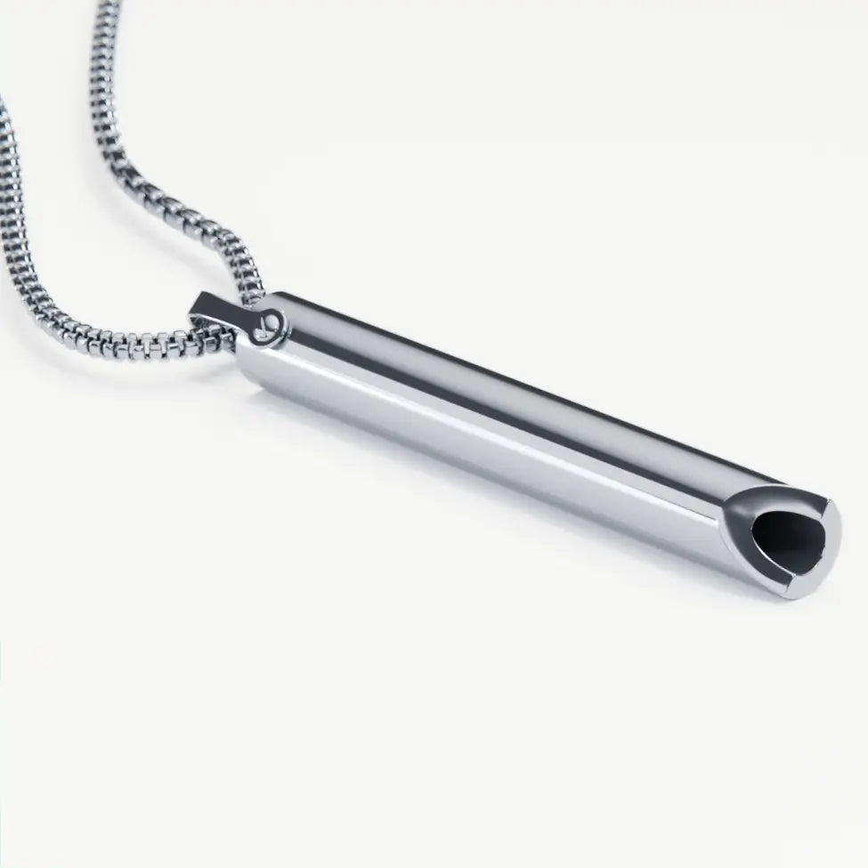 Glevato | Breathing Chain Made of Stainless Steel – For Quitting Smoking & Stress Relief