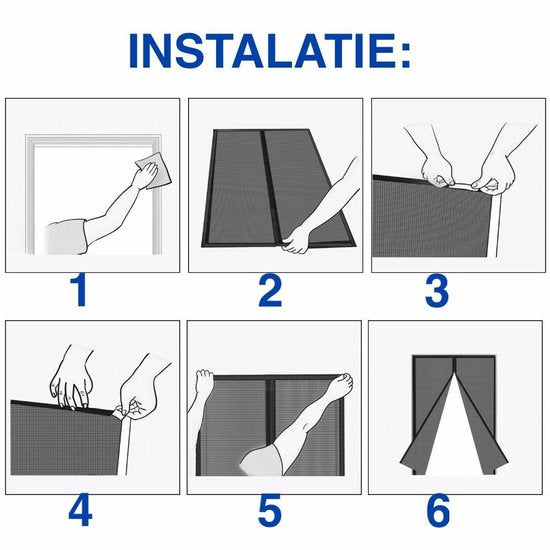 Glevato | BugGuard | Magnetic Insect Screen Door