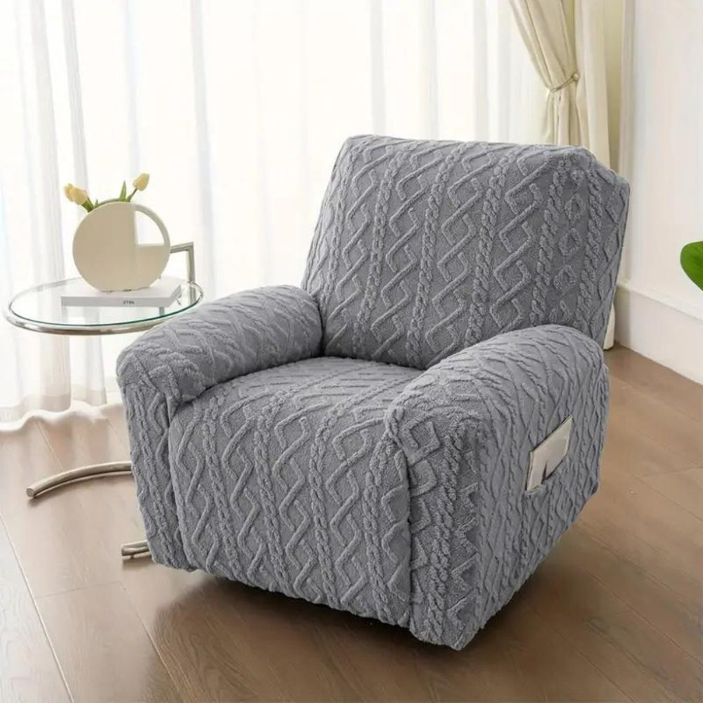 Glevato | Cable Knit Recliner Sofa Cover