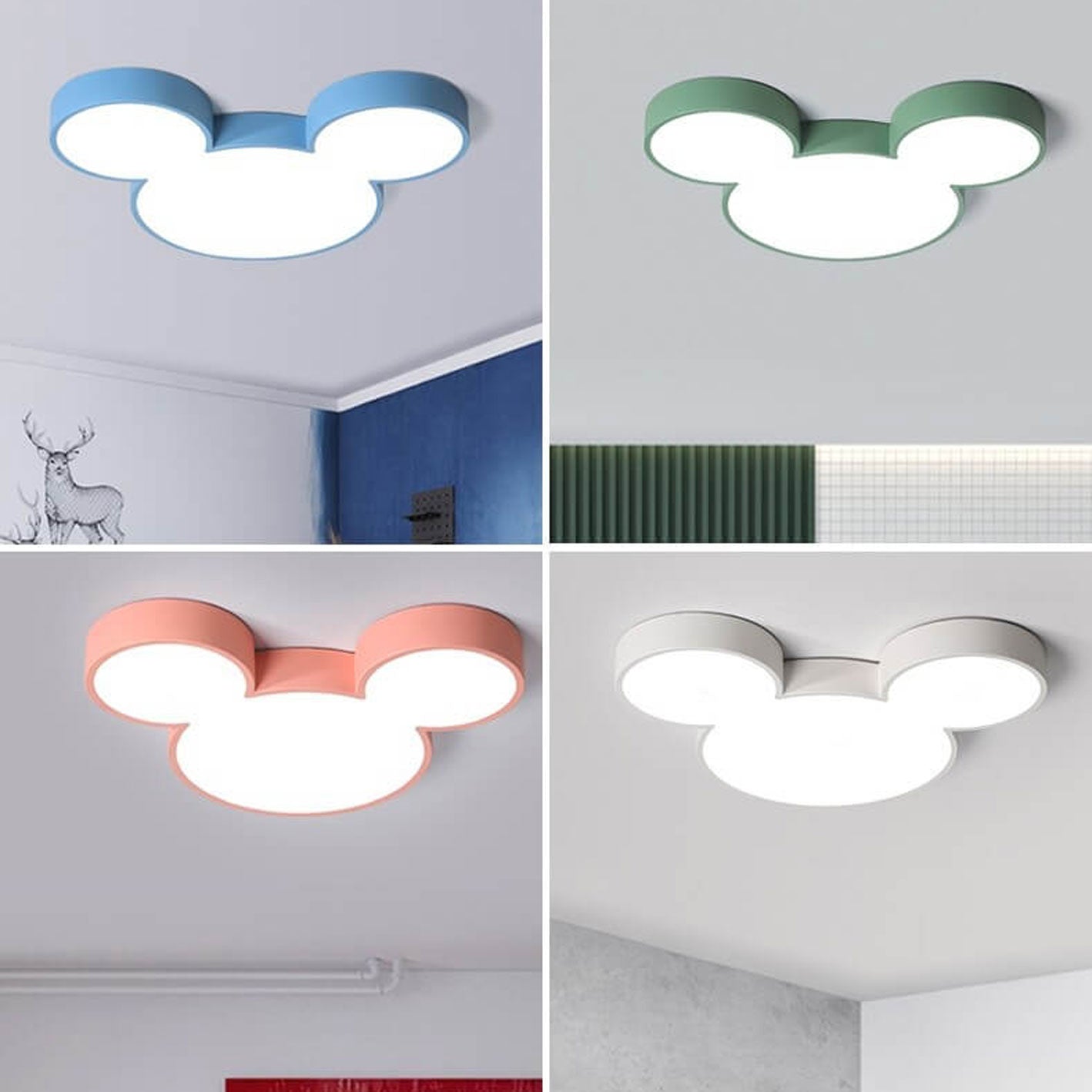 Glevato | Cartoon LED Ceiling Light | Slim Children's Design