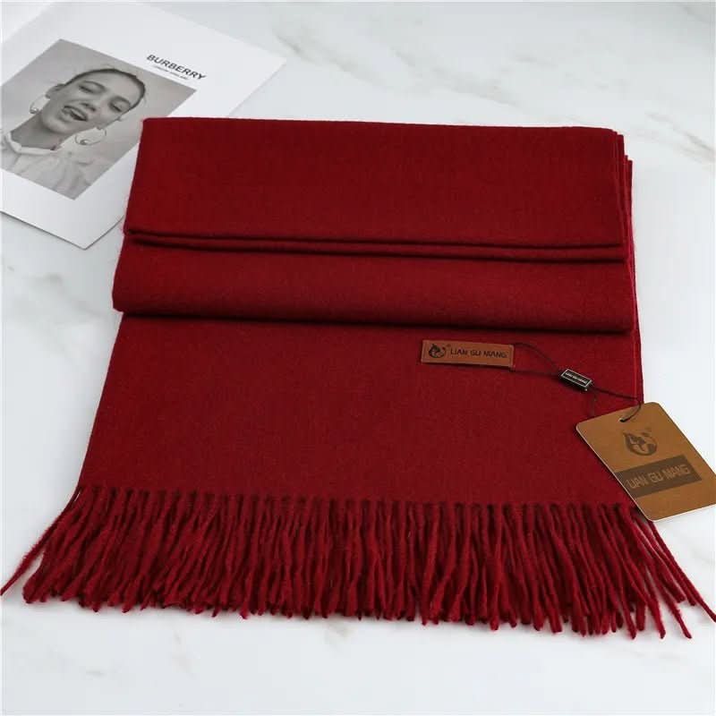 Glevato | Cashmere Scarf with Tassels for Warmth and Elegance