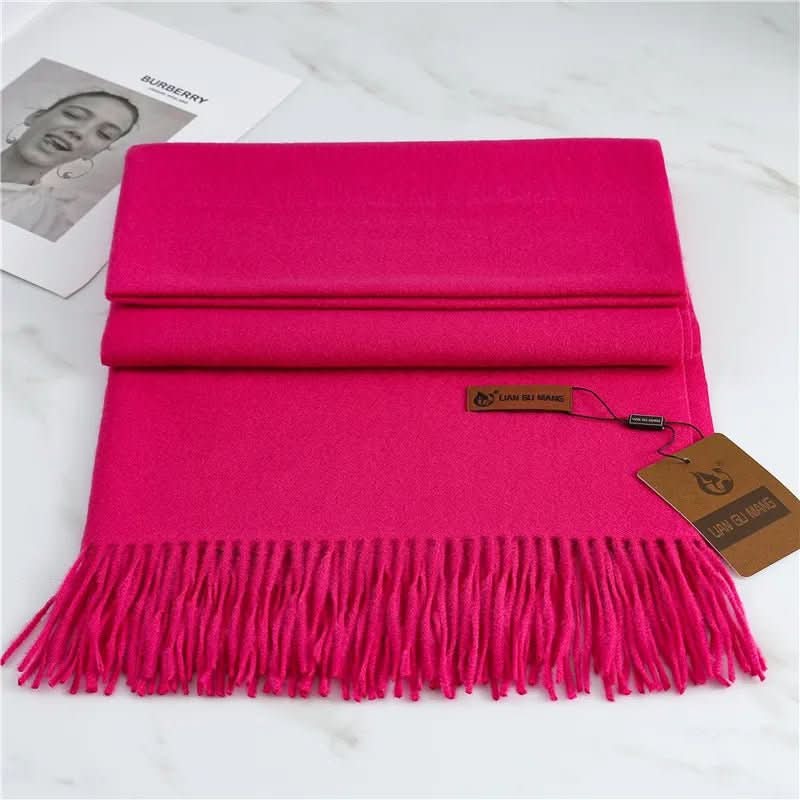Glevato | Cashmere Scarf with Tassels for Warmth and Elegance