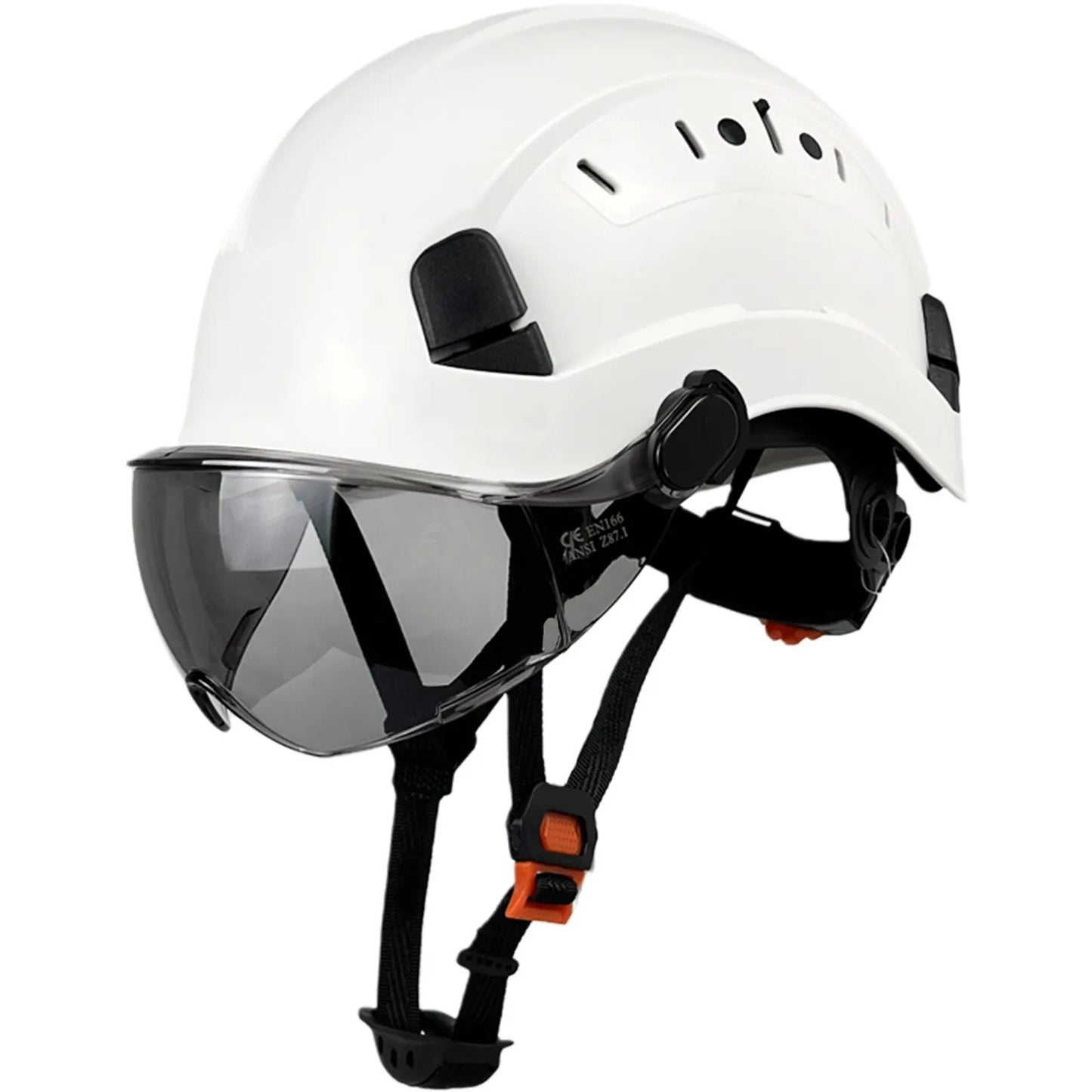 Glevato | CE ABS Safety Helmet with Goggles & Visor – SafeGuard