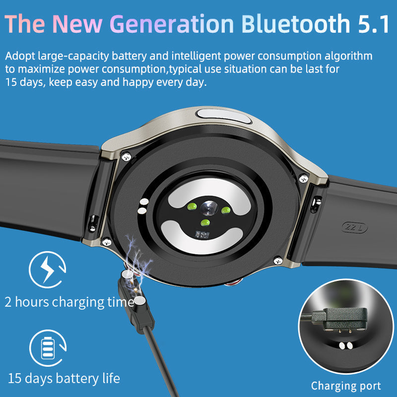 Glevato | CFDA EKG Blood Oxygen Heart Rate Health Monitoring Smart Watch