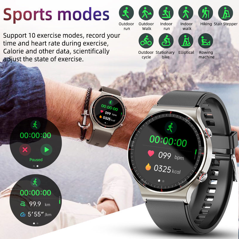 Glevato | CFDA EKG Blood Oxygen Heart Rate Health Monitoring Smart Watch