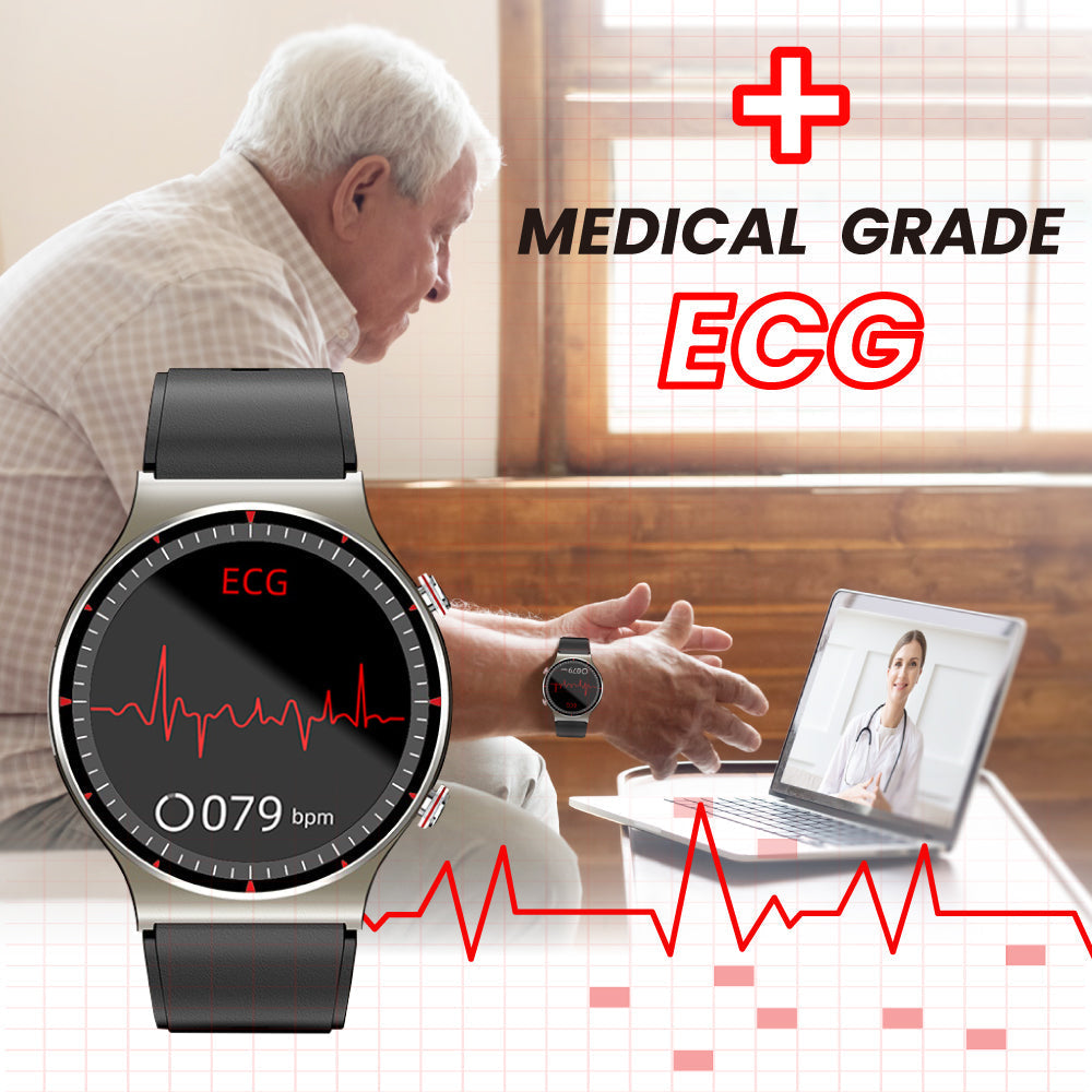 Glevato | CFDA EKG Blood Oxygen Heart Rate Health Monitoring Smart Watch