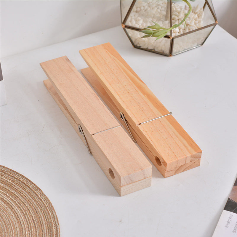 Glevato | Clothespin Bathroom Towel Holder