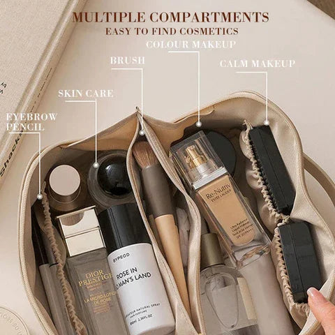 Glevato | Cosmetic Bag | Elegant and Spacious | Practical Storage