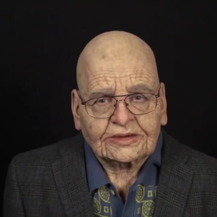 Glevato | Creepy Old Man Mask – Realistic Latex Halloween Mask for Adults