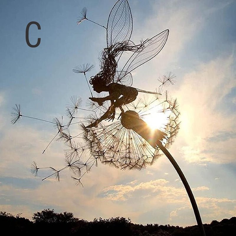 Glevato | Dancing Fairy Statue Steel - FairyDancer™