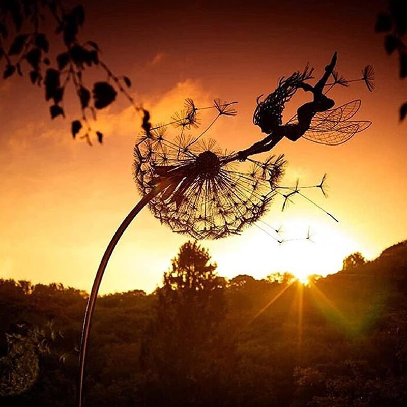 Glevato | Dancing Fairy Statue Steel - FairyDancer™