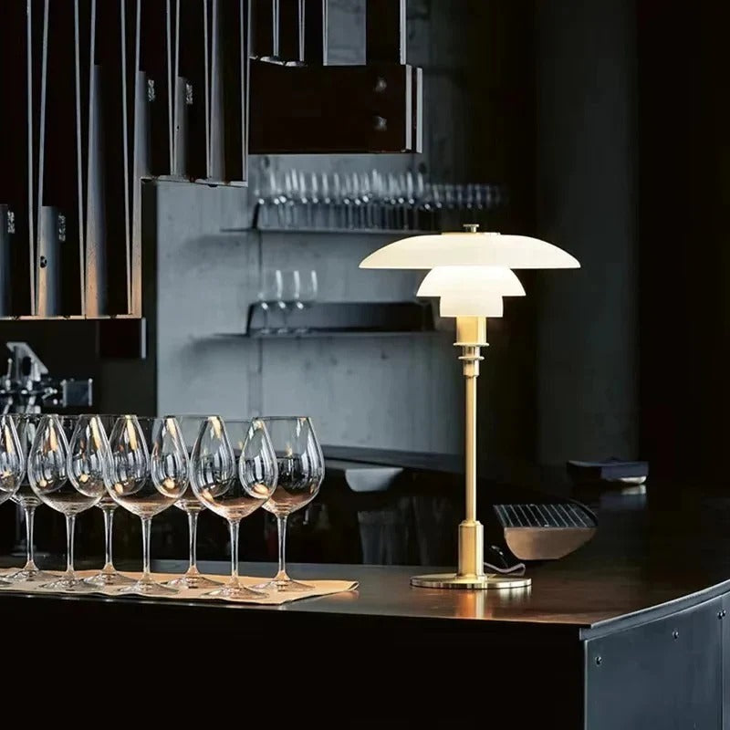 Glevato | Dimmable Round Table Lamp