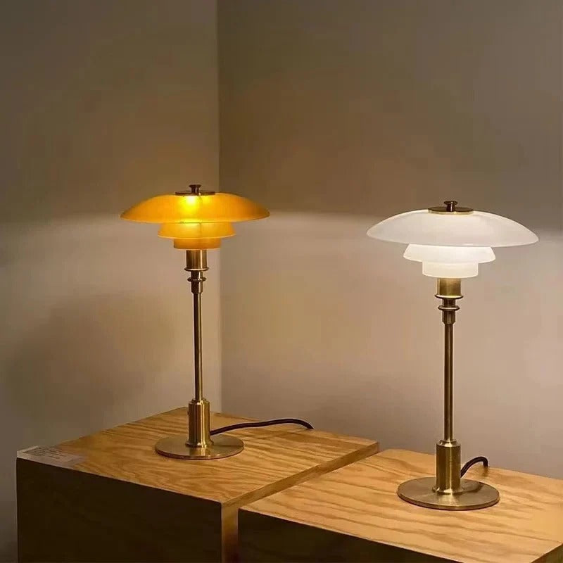 Glevato | Dimmable Round Table Lamp