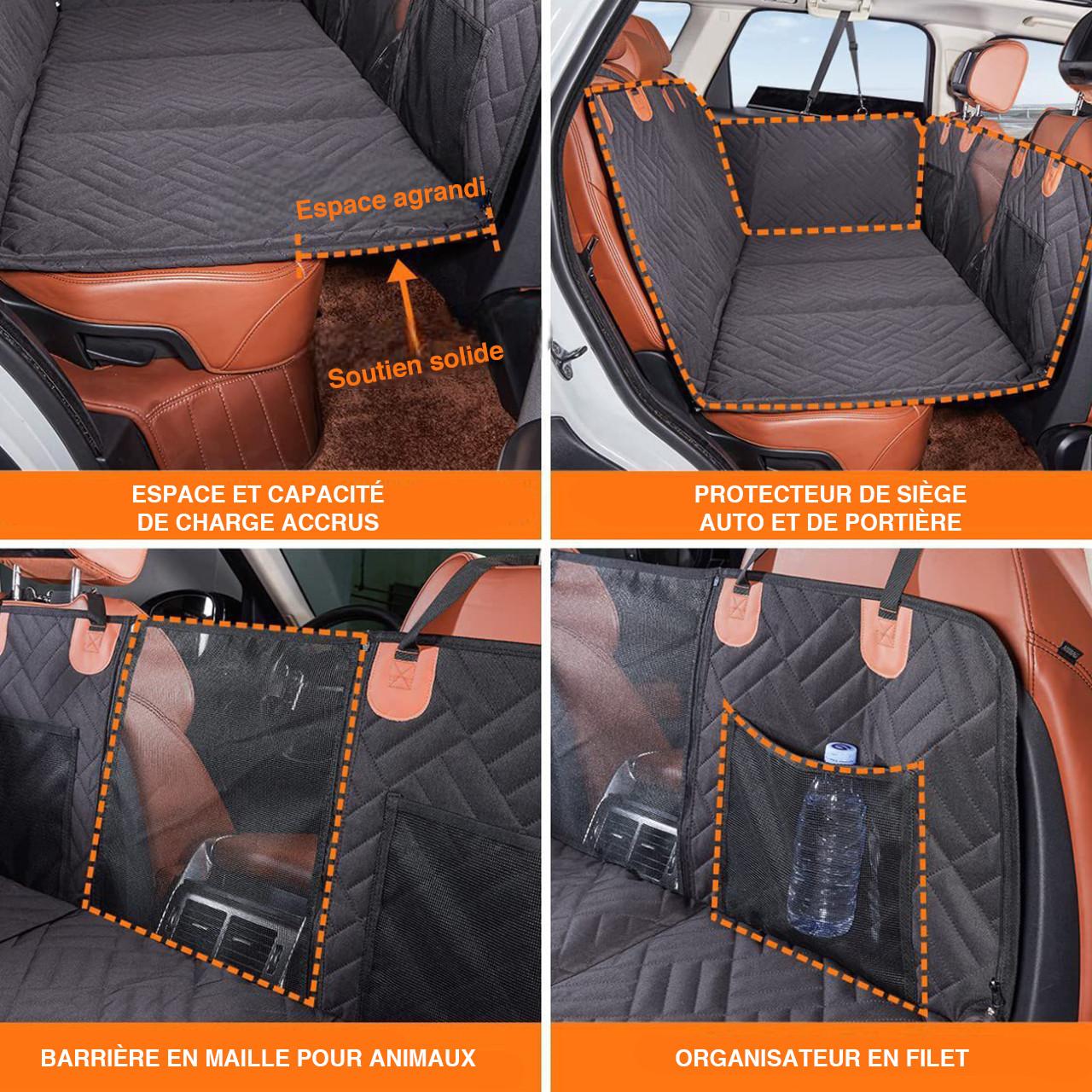 Glevato | Dog Car Seat Hammock Cover with Door Guards