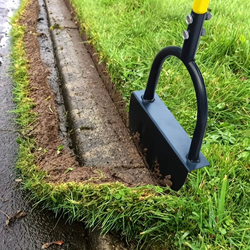 Glevato | EdgeMaster Lawn Edger | Half-Moon Design with Wavy Edge | Manual Tool for Clean Lawn Edges & Beds